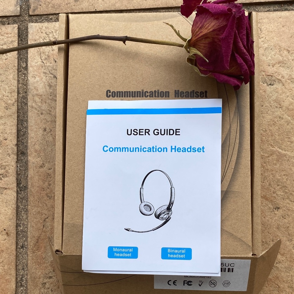 Black Communication On-Ear Headset - Unbranded